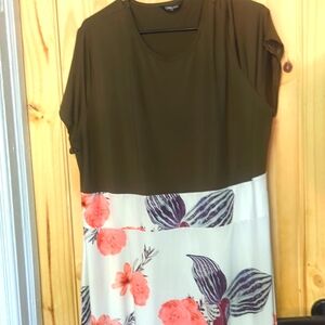 Bloom chic 4xl dress floral pattern never worn